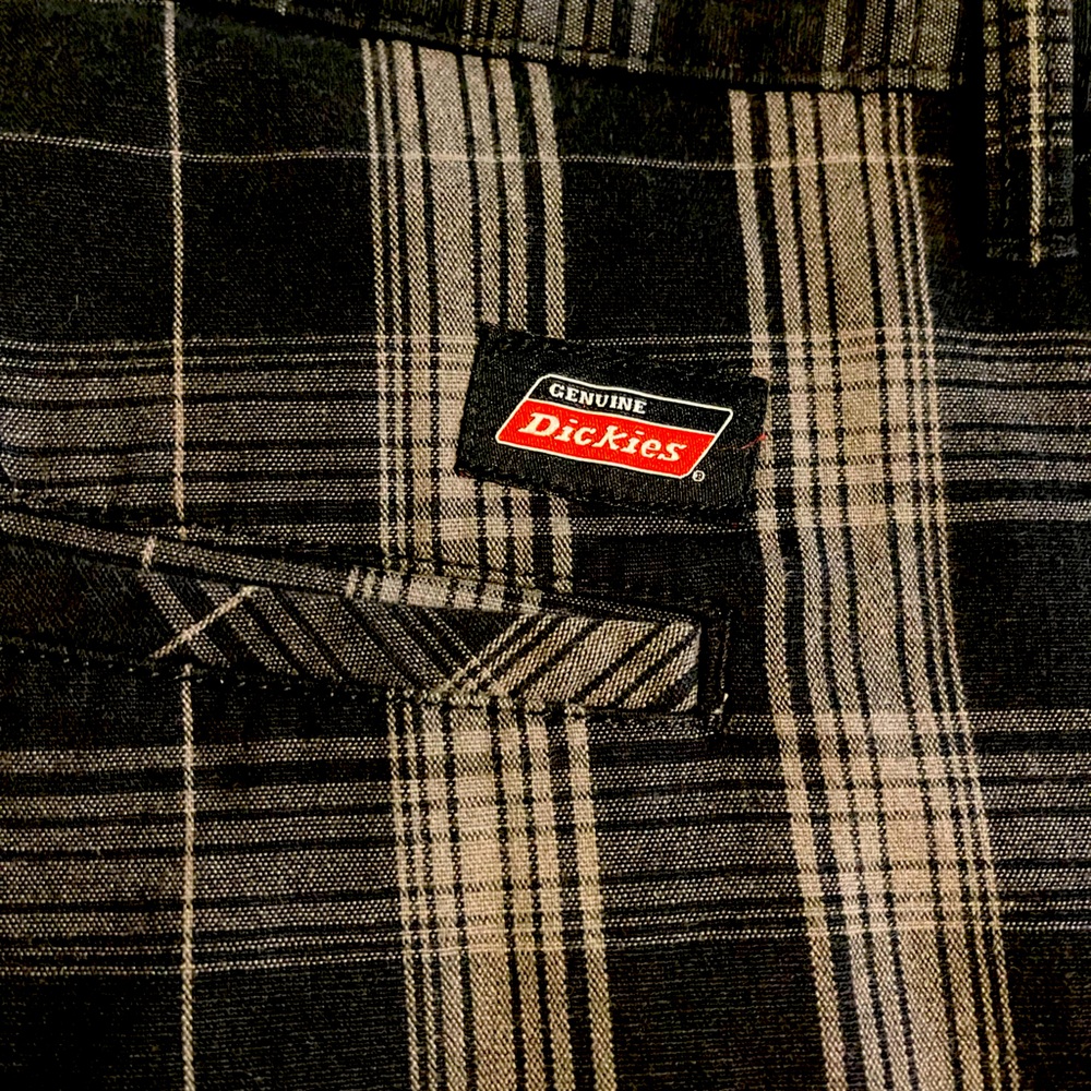 Mens Dickies plaid shorts